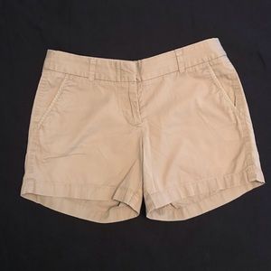 Tan/Khaki J. Crew Chino Shorts